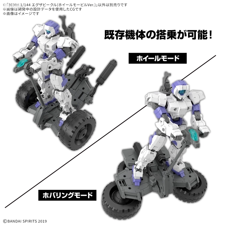 30MM 1/144 Extended Armament Vehicle EXA Vehicle(机动平衡车Ver.) - 图片
