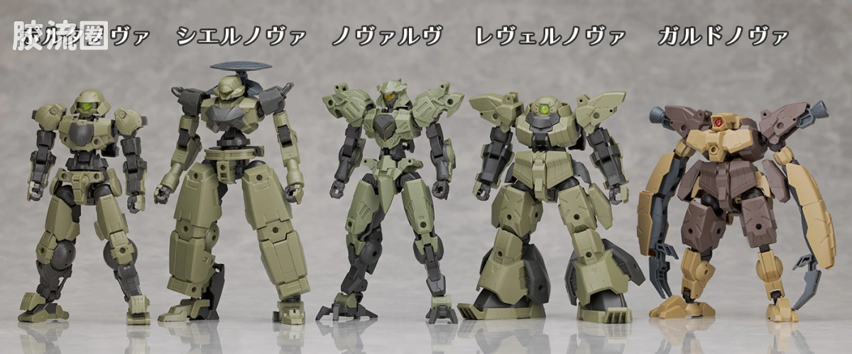 30MM 1/144 诺瓦尔夫 bEXM-40 诺瓦尔夫[绿] - 图片