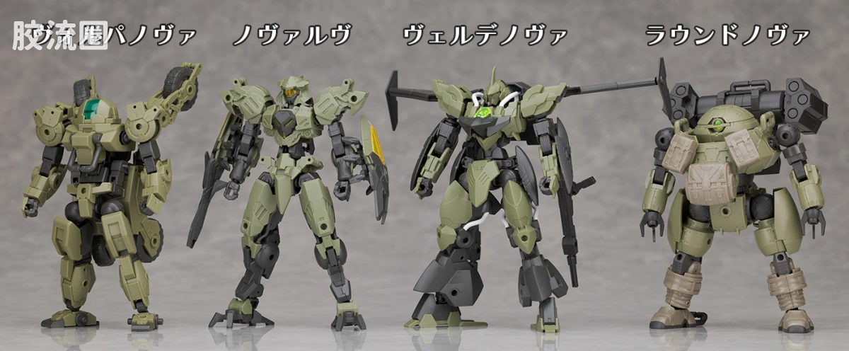 30MM 1/144 诺瓦尔夫 bEXM-40 诺瓦尔夫[绿] - 图片