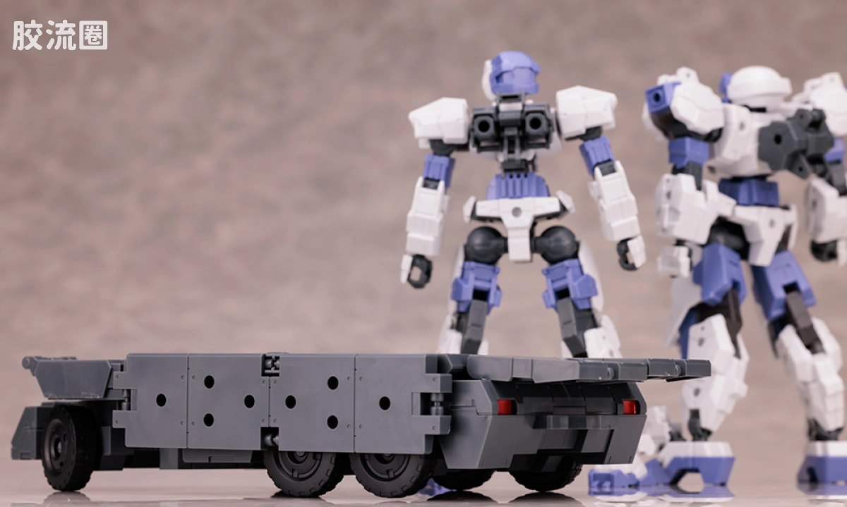 30MM 1/144 Extended Armament Vehicle Exa Vechicle（自定义运输车） - 图片