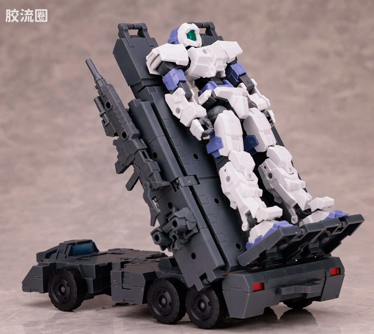 30MM 1/144 Extended Armament Vehicle Exa Vechicle（自定义运输车） - 图片