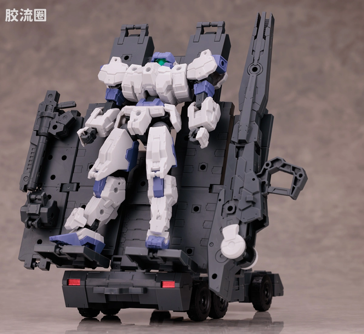 30MM 1/144 Extended Armament Vehicle Exa Vechicle（自定义运输车） - 图片