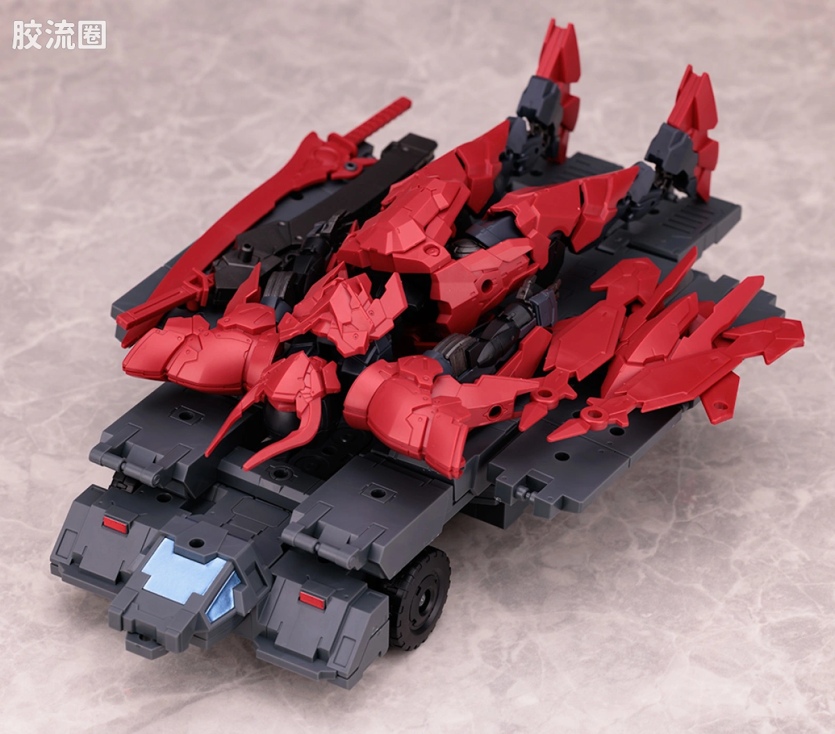 30MM 1/144 Extended Armament Vehicle Exa Vechicle（自定义运输车） - 图片