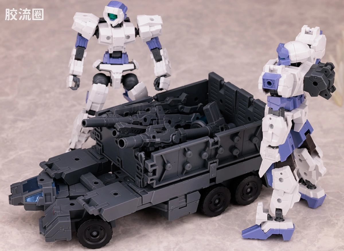 30MM 1/144 Extended Armament Vehicle Exa Vechicle（自定义运输车） - 图片