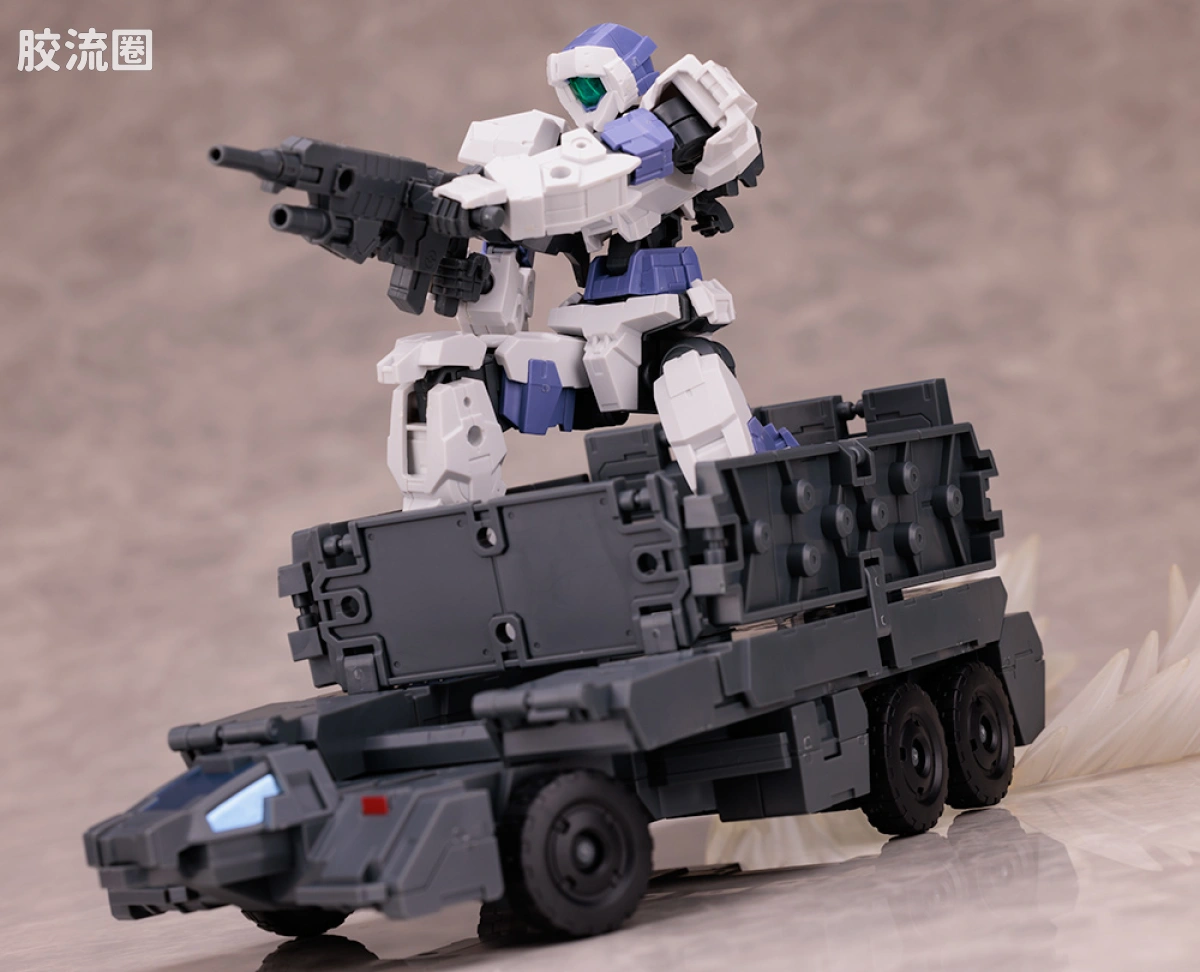 30MM 1/144 Extended Armament Vehicle Exa Vechicle（自定义运输车） - 图片