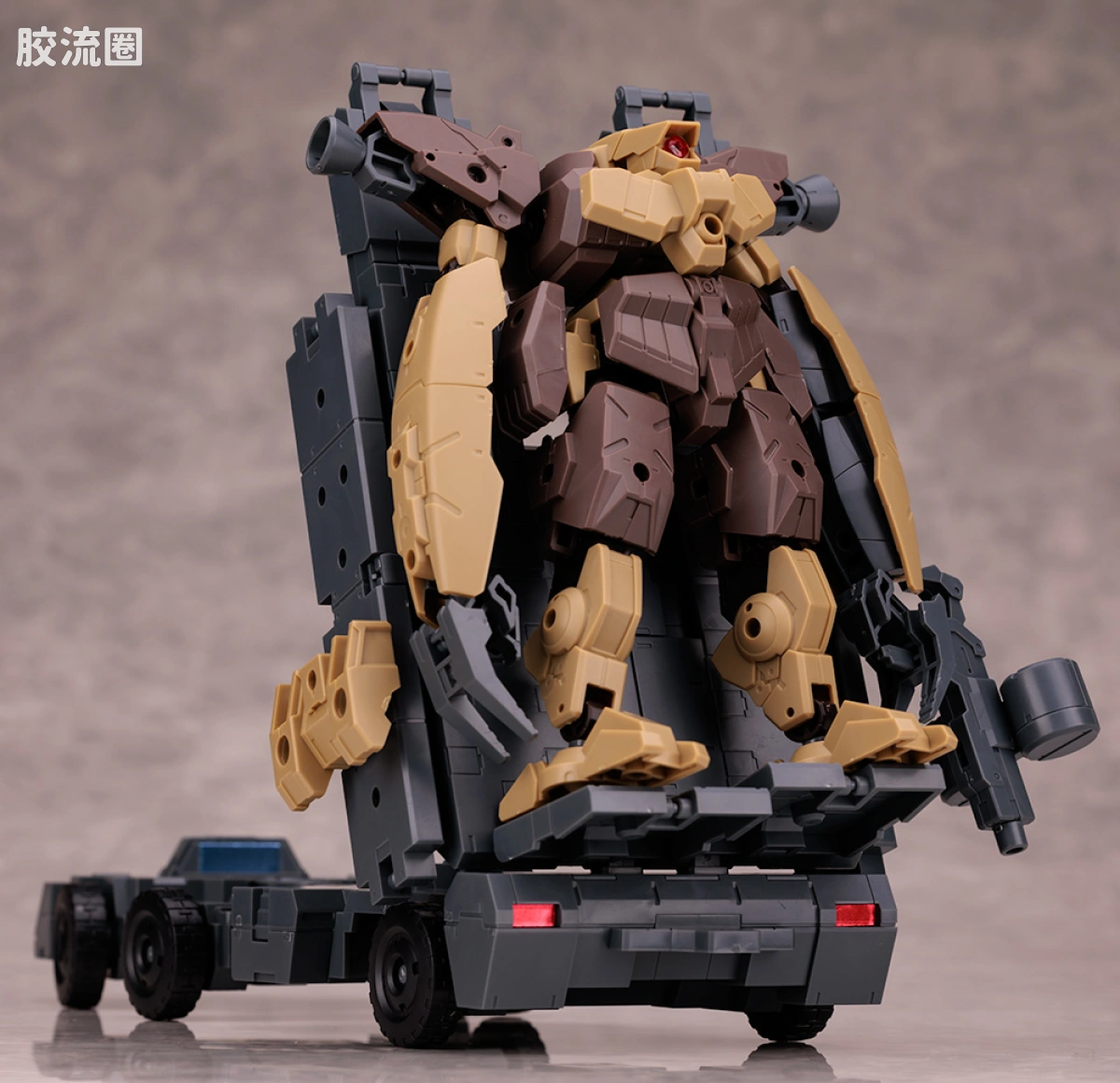 30MM 1/144 Extended Armament Vehicle Exa Vechicle（自定义运输车） - 图片