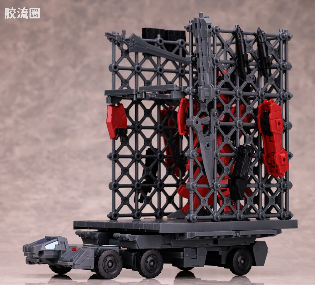 30MM 1/144 Extended Armament Vehicle Exa Vechicle（自定义运输车） - 图片