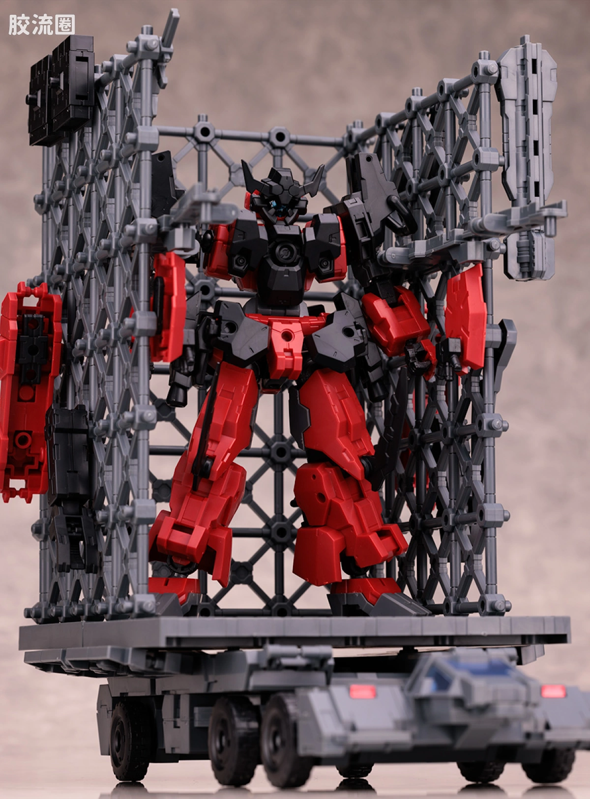 30MM 1/144 Extended Armament Vehicle Exa Vechicle（自定义运输车） - 图片