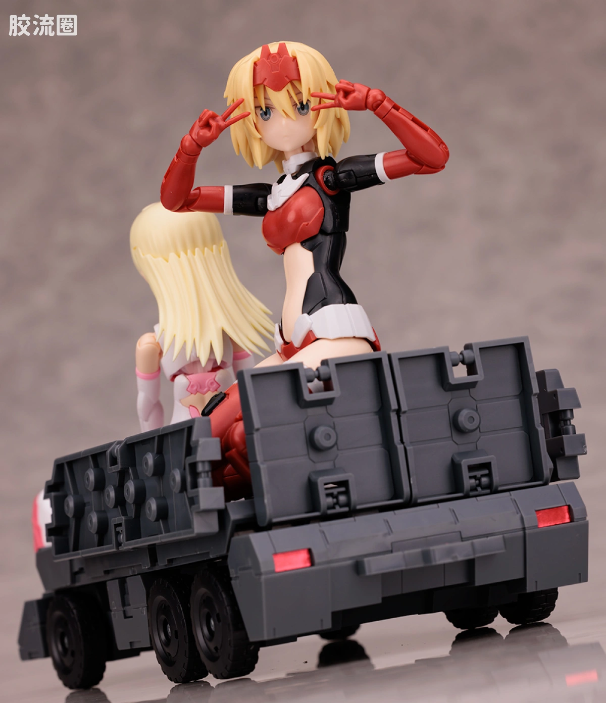 30MM 1/144 Extended Armament Vehicle Exa Vechicle（自定义运输车） - 图片