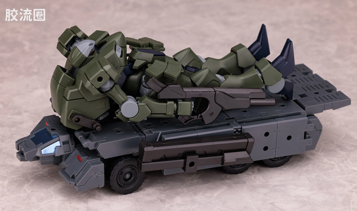 30MM 1/144 Extended Armament Vehicle Exa Vechicle（自定义运输车） - 图片