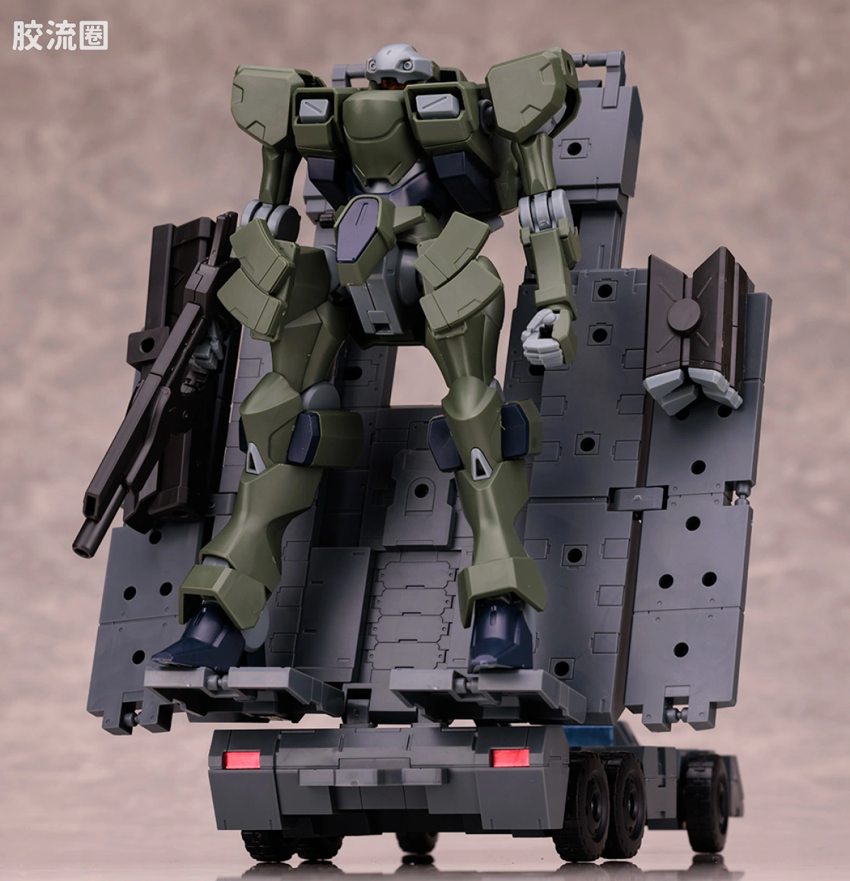 30MM 1/144 Extended Armament Vehicle Exa Vechicle（自定义运输车） - 图片