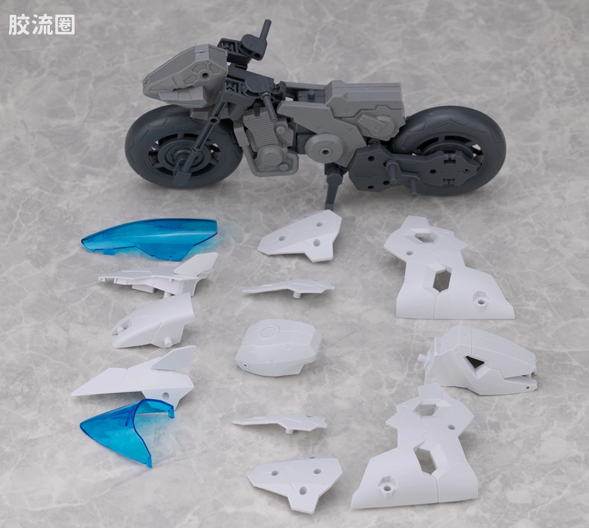 30MM 1/144 Extended Armament Vehicle EXA Vehicle(Boost Blaze Bike Ver.) - 图片