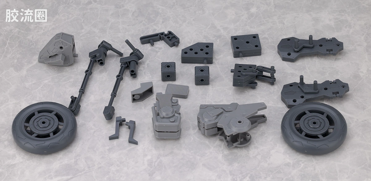 30MM 1/144 Extended Armament Vehicle EXA Vehicle(Boost Blaze Bike Ver.) - 图片