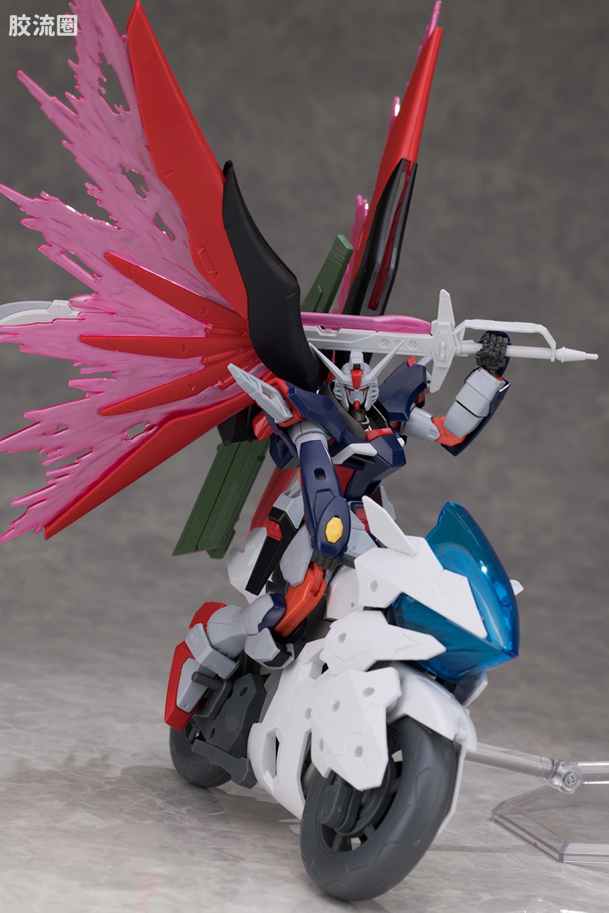 30MM 1/144 Extended Armament Vehicle EXA Vehicle(Boost Blaze Bike Ver.) - 图片