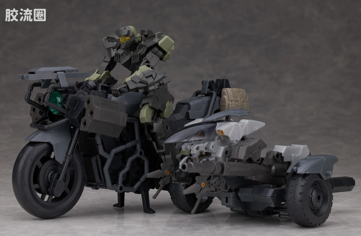 30MM 1/144 Extended Armament Vehicle Exa Vehicle(推进狂野摩托Ver.) - 图片