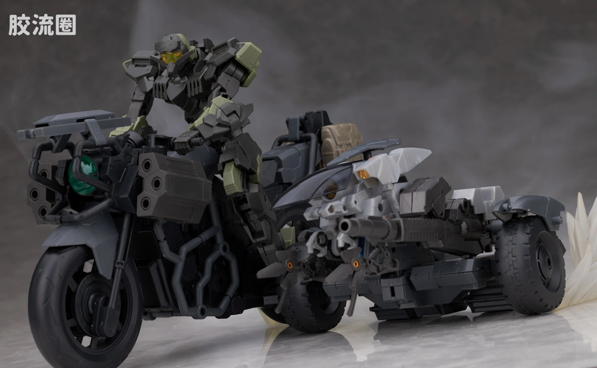 30MM 1/144 Extended Armament Vehicle Exa Vehicle(推进狂野摩托Ver.) - 图片