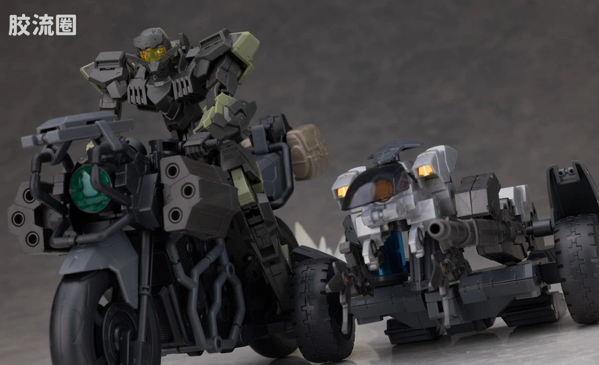 30MM 1/144 Extended Armament Vehicle Exa Vehicle(推进狂野摩托Ver.) - 图片