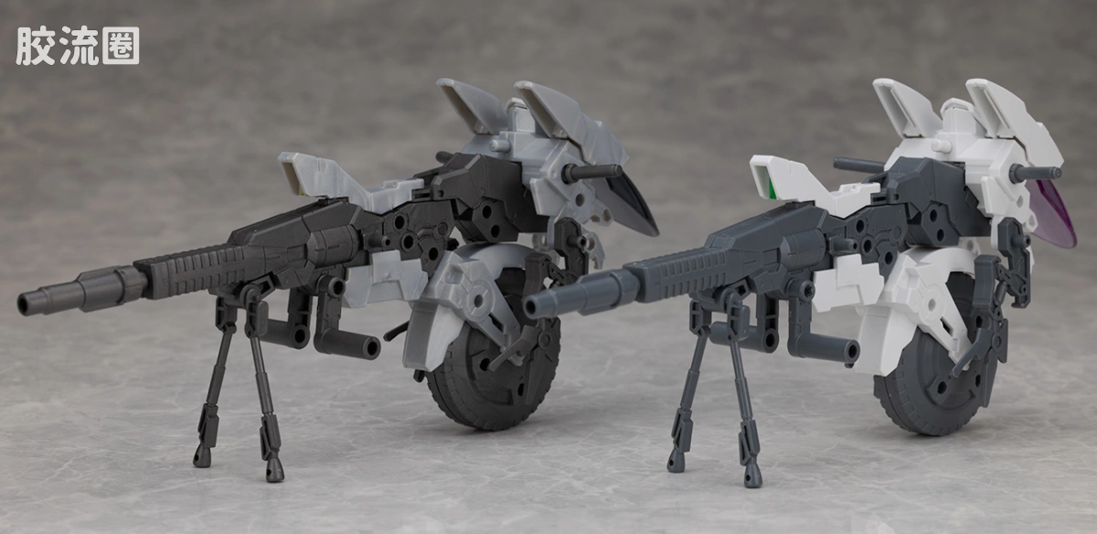 30MM 1/144 Extended Armament Vehicle Exa Vehicle(金属色加农机车ver.) - 图片