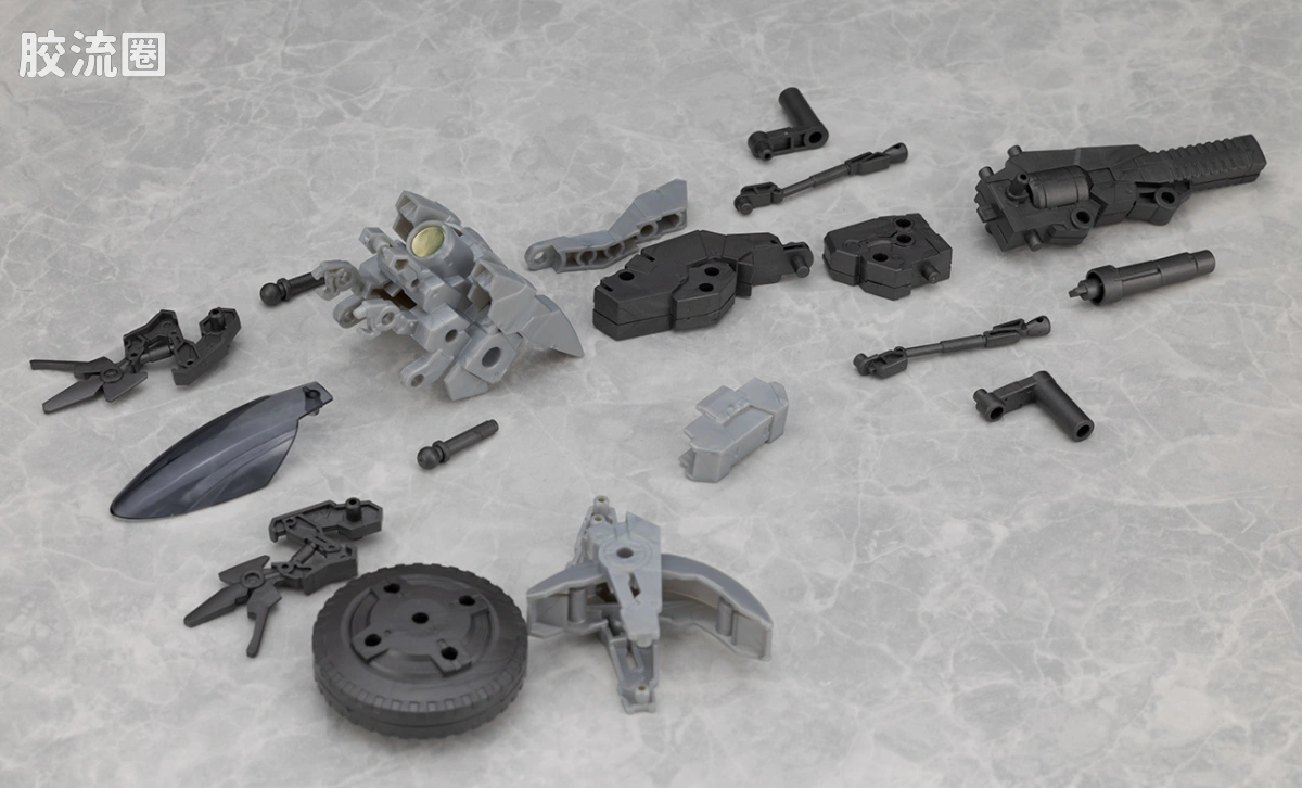 30MM 1/144 Extended Armament Vehicle Exa Vehicle(金属色加农机车ver.) - 图片