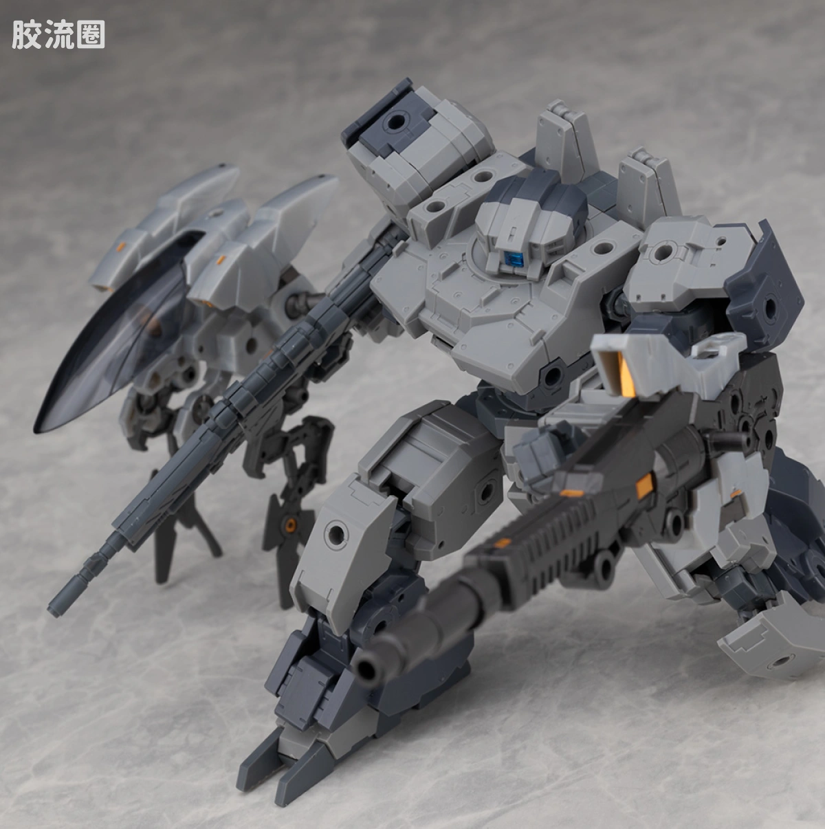 30MM 1/144 Extended Armament Vehicle Exa Vehicle(金属色加农机车ver.) - 图片