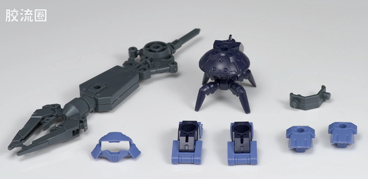 30MM 1/144 珀塔努瓦/Porta Nova（拜隆军） 22 bEXM-15 波鲁塔诺瓦 水中式样 紫色 - 图片