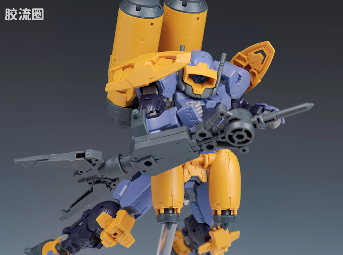 30MM 1/144 珀塔努瓦/Porta Nova（拜隆军） 22 bEXM-15 波鲁塔诺瓦 水中式样 紫色 - 图片