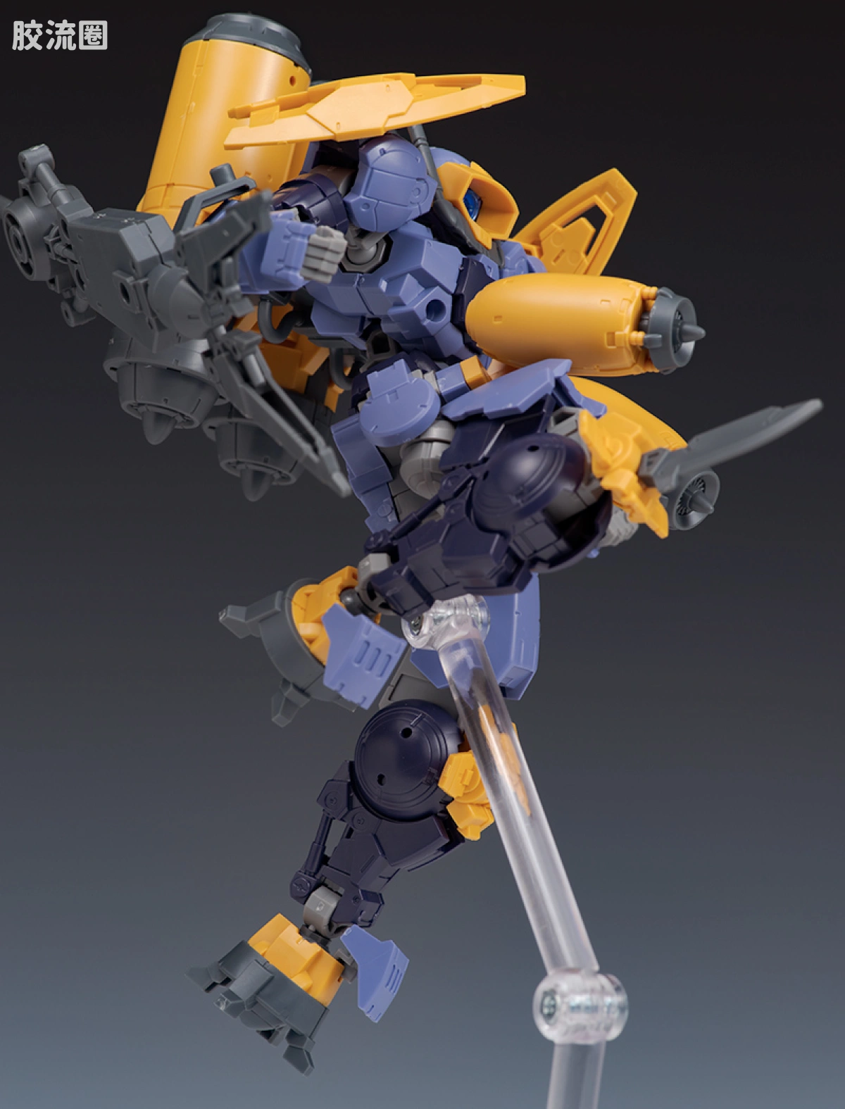 30MM 1/144 珀塔努瓦/Porta Nova（拜隆军） 22 bEXM-15 波鲁塔诺瓦 水中式样 紫色 - 图片
