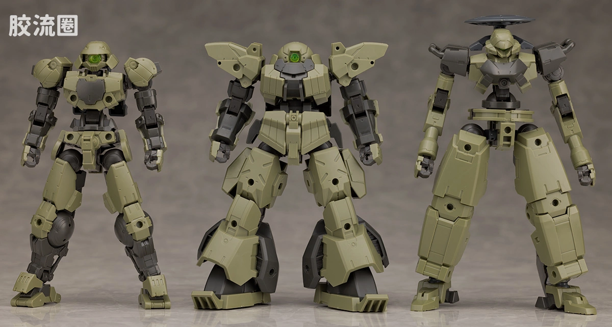 30MM 1/144 加德努瓦/Gardonova&雷维尔努瓦/Revernova（拜隆军） 44 bEXM-28 雷维尔诺瓦[绿色] - 图片