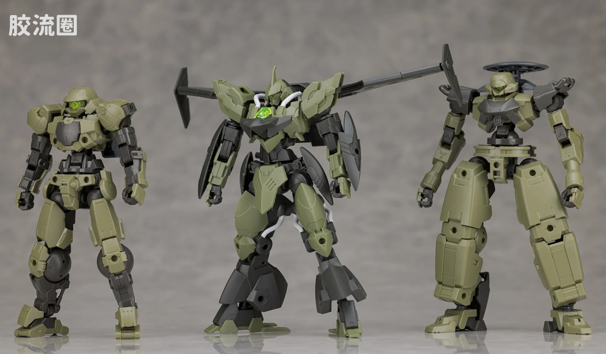 30MM 1/144 维尔德诺瓦（拜隆军） 63 bEXMｰ21 维尔德诺瓦[绿色] - 图片
