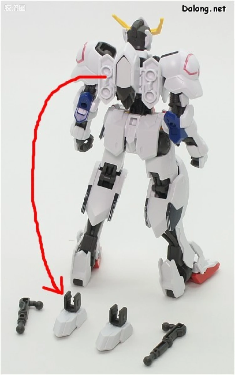 高达铁血的奥尔芬斯 HG 1/144 普通版 01 高达巴巴托斯 - 图片
