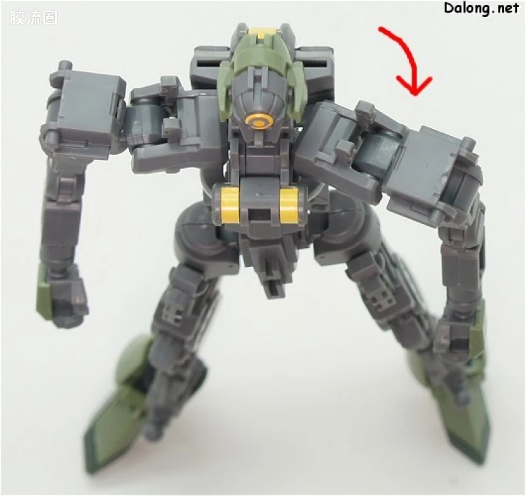 高达铁血的奥尔芬斯 HG 1/144 普通版 02 EB-06 格雷兹 - 图片