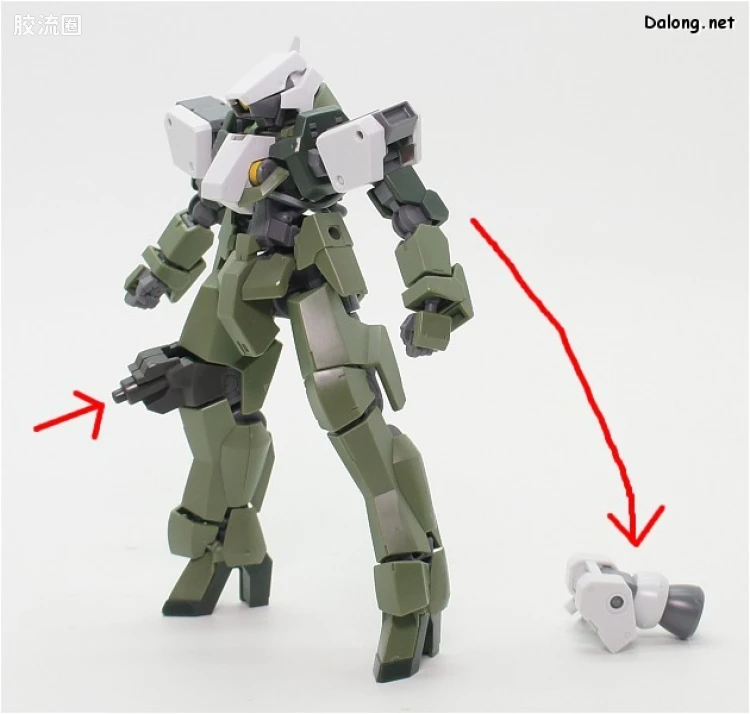 高达铁血的奥尔芬斯 HG 1/144 普通版 07 高达巴巴托斯&库坦三型 长距离输送推进器 - 图片