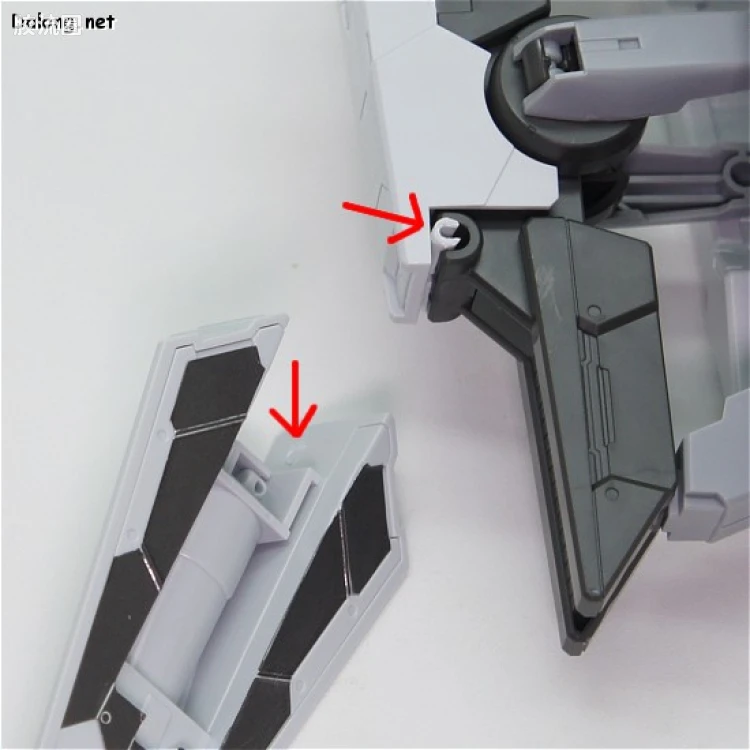 高达铁血的奥尔芬斯 HG 1/144 普通版 07 高达巴巴托斯&库坦三型 长距离输送推进器 - 图片