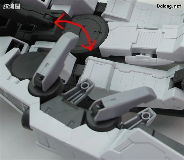 高达铁血的奥尔芬斯 HG 1/144 普通版 07 高达巴巴托斯&库坦三型 长距离输送推进器 - 图片