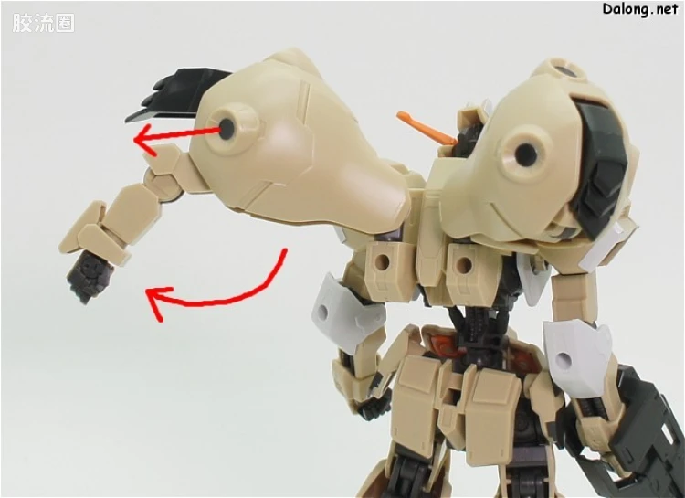 高达铁血的奥尔芬斯 HG 1/144 普通版 13 高达古辛 重锻型 - 图片