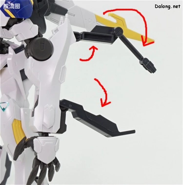 高达铁血的奥尔芬斯 HG 1/144 普通版 33 高达巴巴托斯 天狼座帝王形态 - 图片