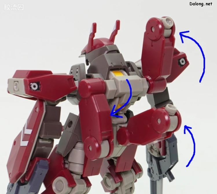 高达铁血的奥尔芬斯 HG 1/144 普通版 44 施瓦尔贝特制型(希克拉兹机) - 图片