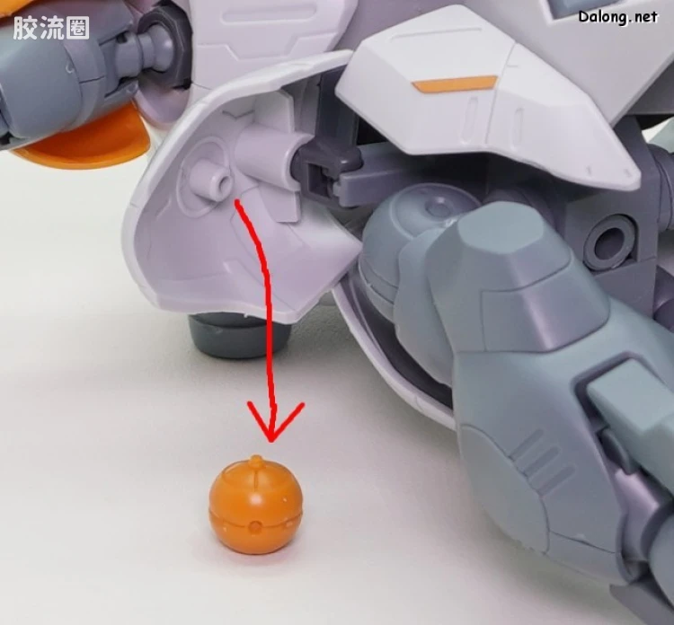 高达铁血的奥尔芬斯 HG 1/144 普通版 46 猿式罗迪 (598机)/猿蟹式罗迪 - 图片