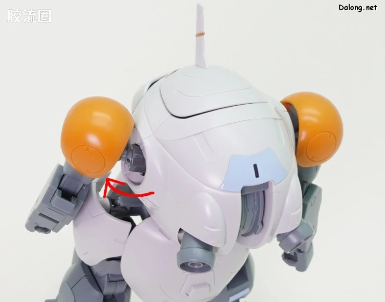 高达铁血的奥尔芬斯 HG 1/144 普通版 46 猿式罗迪 (598机)/猿蟹式罗迪 - 图片
