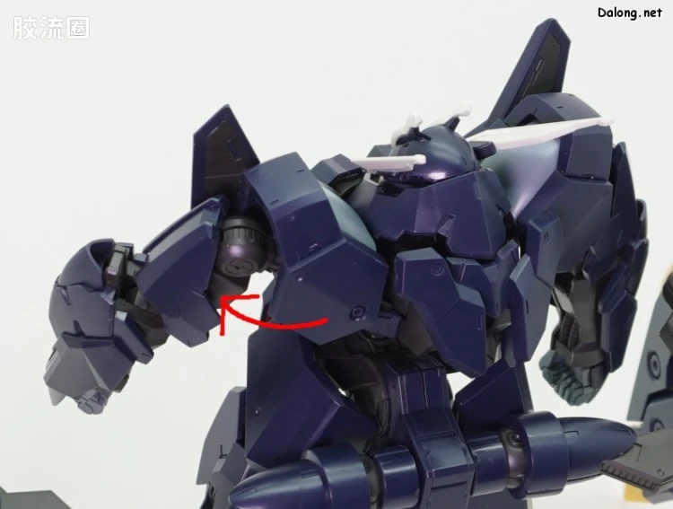 高达铁血的奥尔芬斯 HG 1/144 普通版 47 ASW-G-61 高达扎冈 - 图片