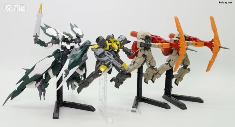 高达铁血的奥尔芬斯 HG 1/144 网络限定版 加拉尔霍恩 阿瑞安罗德舰队 完全套装 - 图片