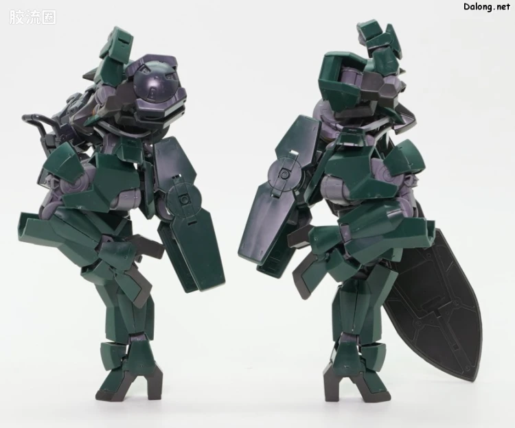 高达铁血的奥尔芬斯 HG 1/144 网络限定版 格雷兹盾装&格雷兹(阿瑞安罗德舰队所属机)套装 - 图片
