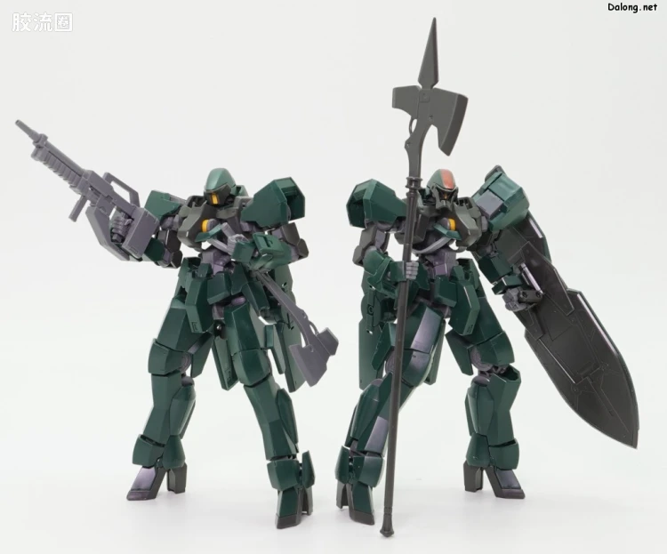 高达铁血的奥尔芬斯 HG 1/144 网络限定版 格雷兹盾装&格雷兹(阿瑞安罗德舰队所属机)套装 - 图片