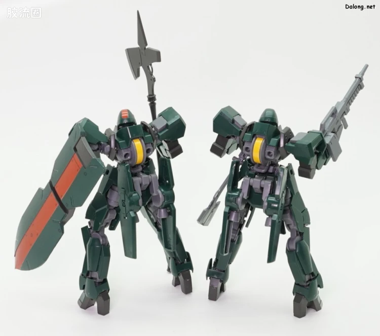 高达铁血的奥尔芬斯 HG 1/144 网络限定版 格雷兹盾装&格雷兹(阿瑞安罗德舰队所属机)套装 - 图片
