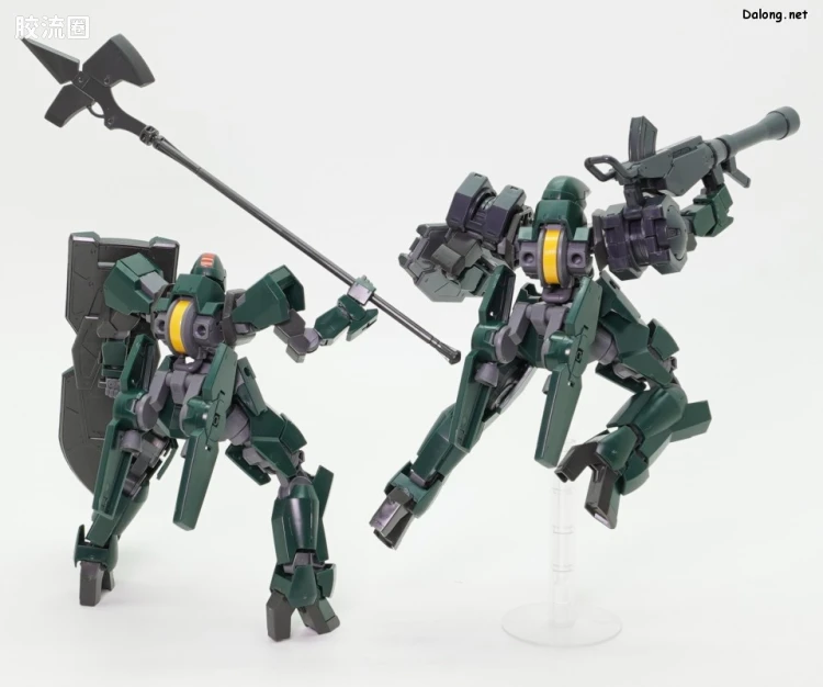 高达铁血的奥尔芬斯 HG 1/144 网络限定版 格雷兹盾装&格雷兹(阿瑞安罗德舰队所属机)套装 - 图片