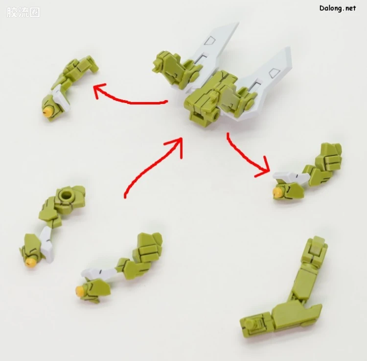 RG 网络限定版 拂晓高达用不知火背包＆HG宙斯魅影用连接件 - 图片