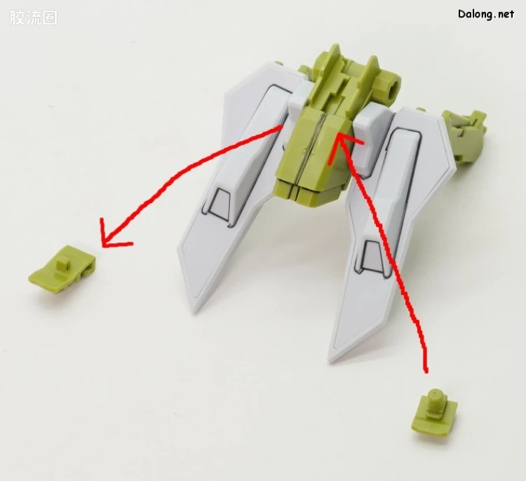 RG 网络限定版 拂晓高达用不知火背包＆HG宙斯魅影用连接件 - 图片