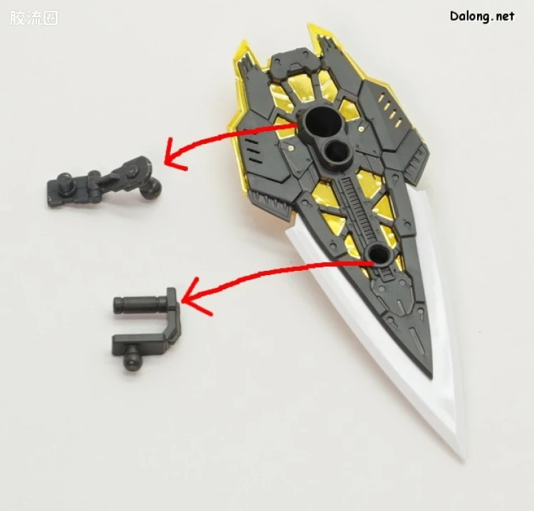 RG 网络限定版 拂晓高达用不知火背包＆HG宙斯魅影用连接件 - 图片