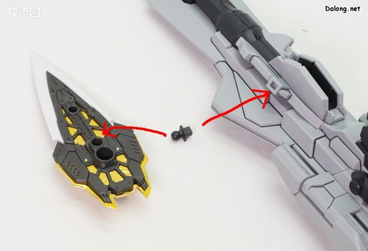RG 网络限定版 拂晓高达用不知火背包＆HG宙斯魅影用连接件 - 图片