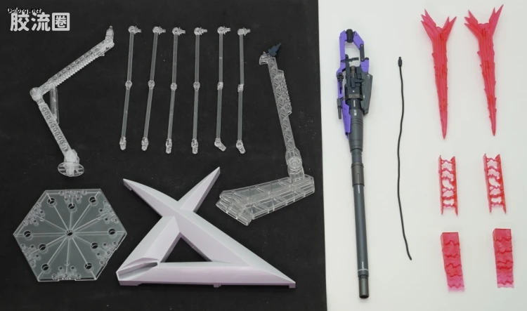 RG 网络限定版 Hi-ν高达专用 超米加火箭炮发射器&浮游炮特效件套装 - 图片